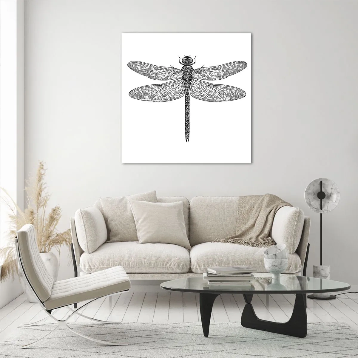 Quadro su vetro - La precisione della natura - 60x60 cm