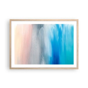 Poster in cornice rovere chiaro - Gli elementi: l'aria - 70x50 cm