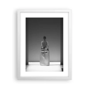 Poster in cornice bianca - Semplicità raffinata - 30x40 cm