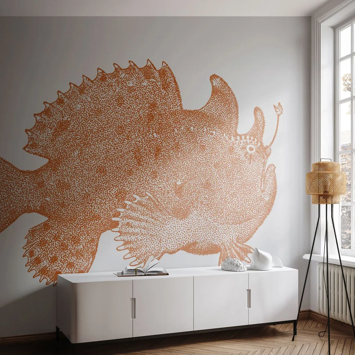Fotomurali Premium Canvas - È davvero un pesce - Pesce di mare, Oceano, Mare - 250x175 cm