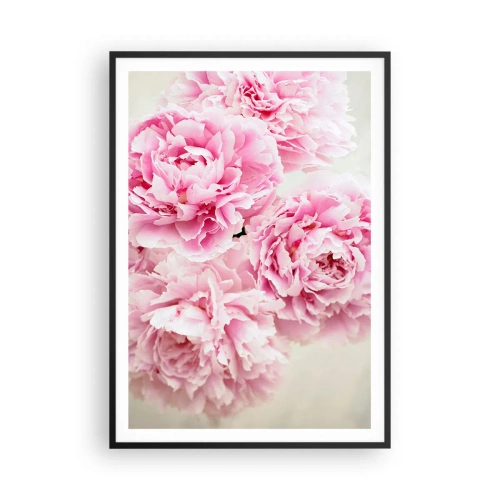 Poster in cornice nera - Nel fasto rosa - 70x100 cm