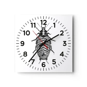 Orologio da parete - Orologio in Vetro - Che esemplare! - 40x40 cm