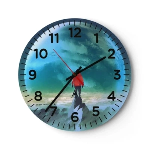 Orologio da parete - Orologio in Vetro - Scopritore di una nuova terra - 30x30 cm
