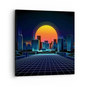 Quadro su tela - Stampe su Tela - Davvero vuoi tornare al mondo reale? - 30x30 cm