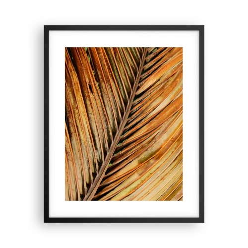 Poster in cornice nera - Oro di cocco - 40x50 cm