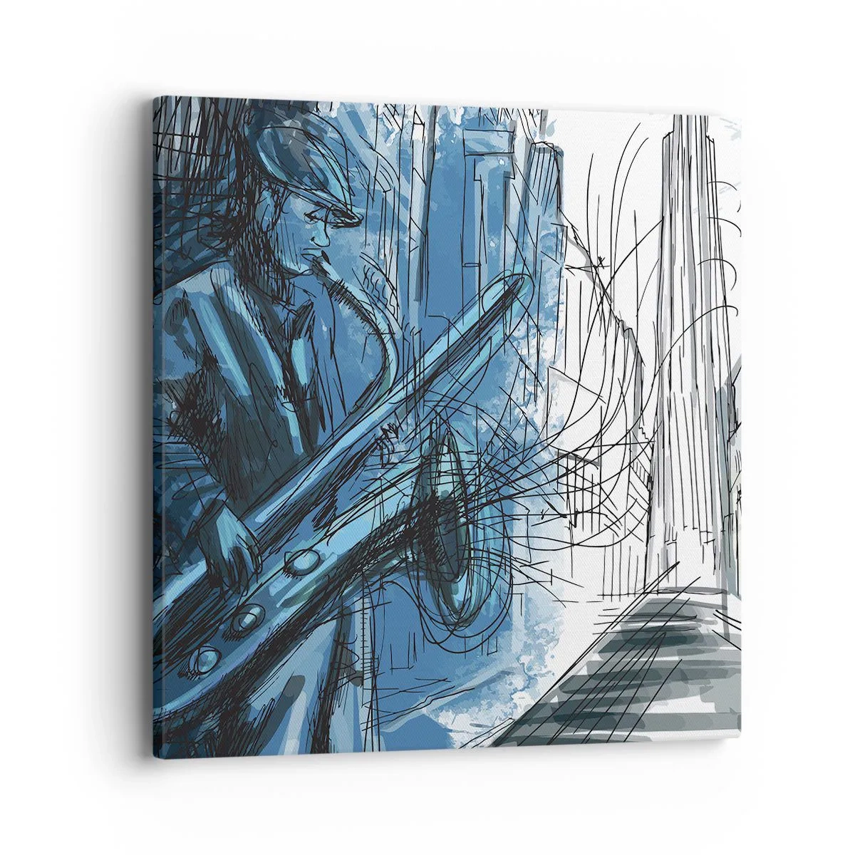 Quadro su tela - Stampe su Tela - Rapsodia urbana - 40x40 cm