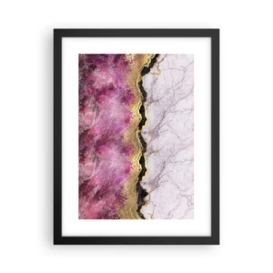 Poster in cornice nera - Sul confine - 30x40 cm