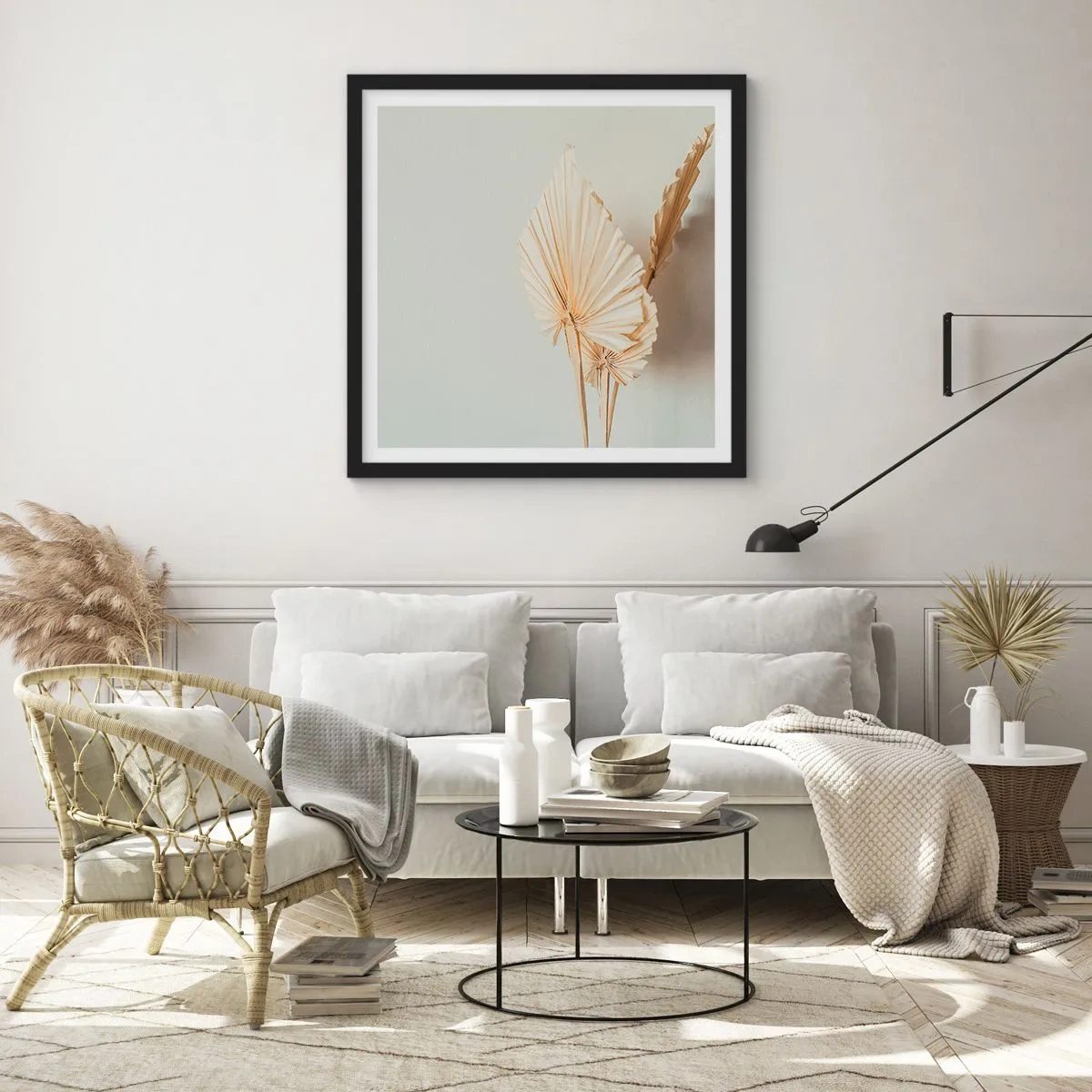 Poster in cornice nera - Quando serve il sollievo - 50x50 cm