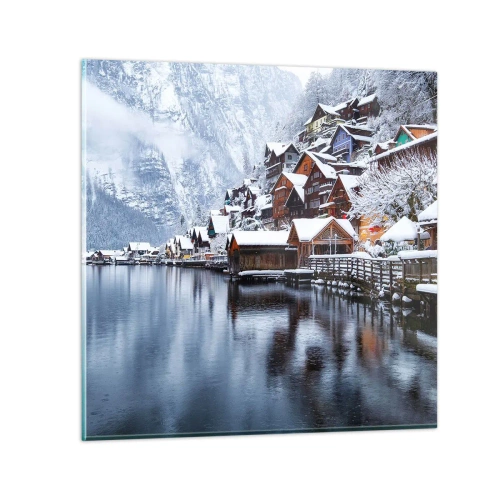 Quadro su vetro - Decorazione invernale - 40x40 cm