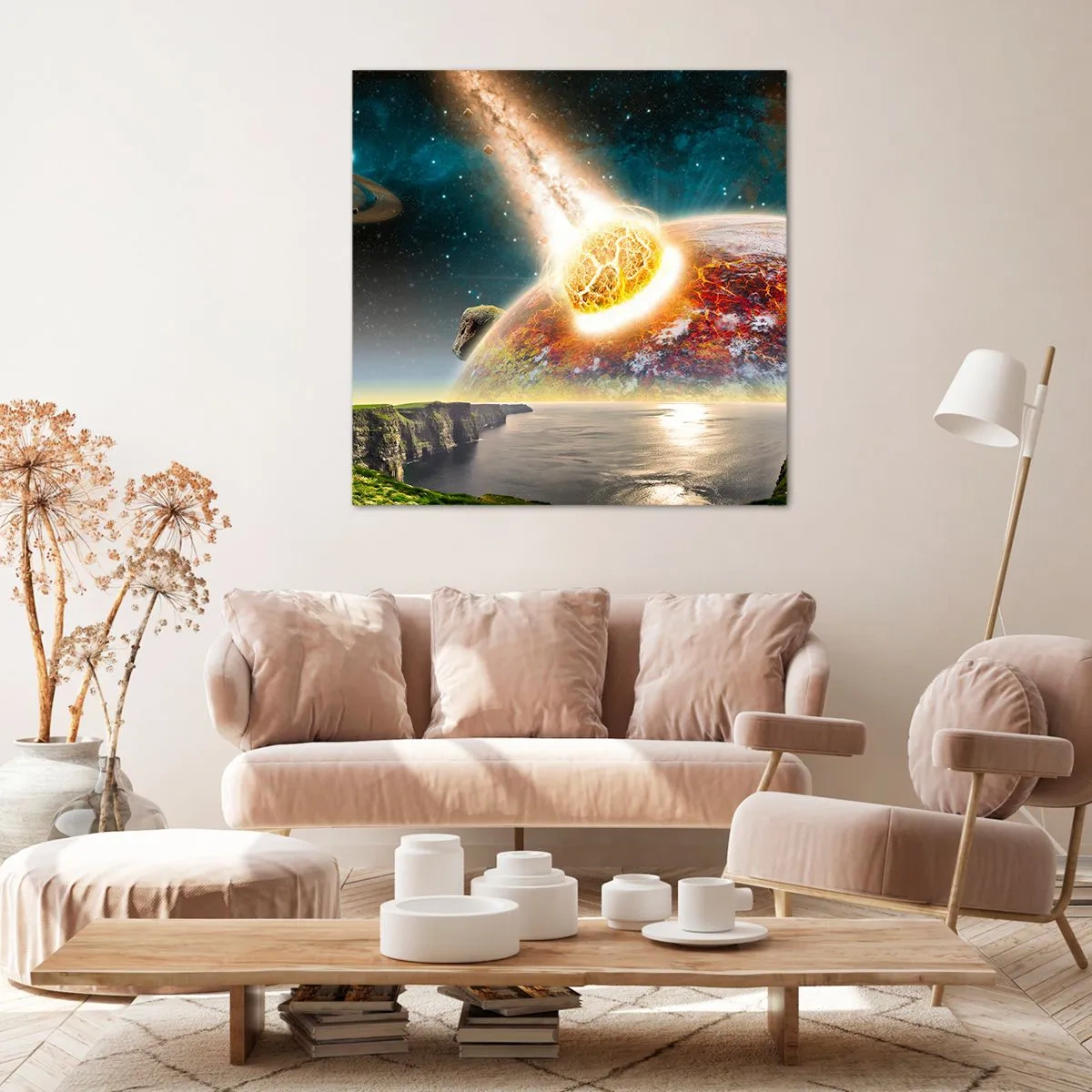 Quadro su tela - Stampe su Tela - Dramma cosmico - 70x70 cm