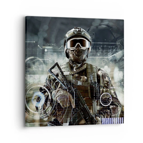 Quadro su tela - Stampe su Tela - Potenza al quadrato - 30x30 cm