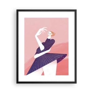 Poster in cornice nera - Ogni passo al ritmo di danza - 40x50 cm