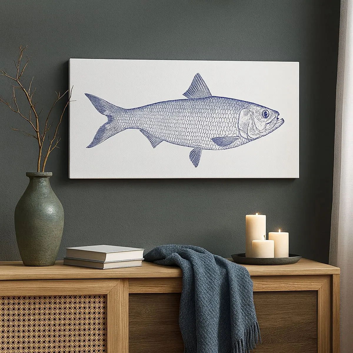 Quadro su tela - Stampe su Tela - Un saluto dai mari del nord - 100x40 cm