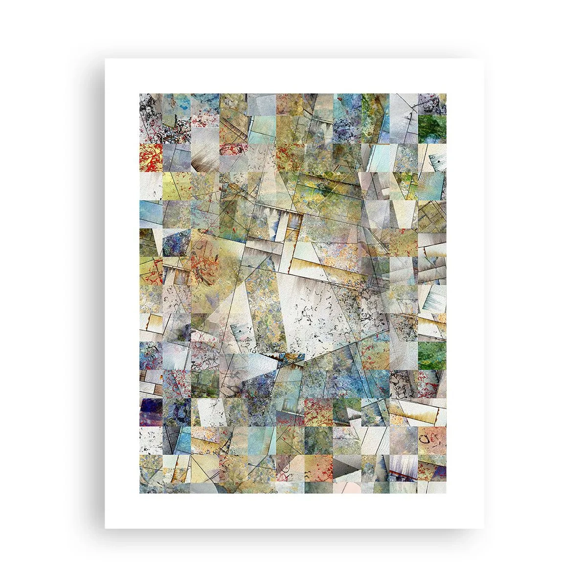 Poster - Rimpasto geometrico - 40x50 cm