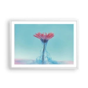 Poster in cornice bianca - L'abbraccio che ravviva - 70x50 cm