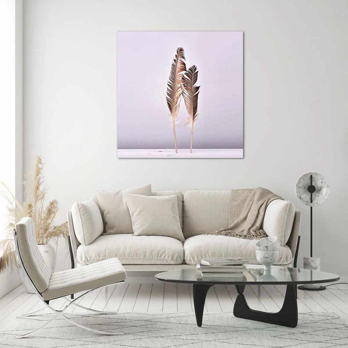 Quadro su vetro - Contro il nulla - 30x30 cm