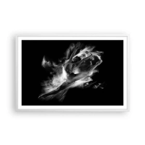 Poster in cornice bianca - Fermo in volo - 91x61 cm