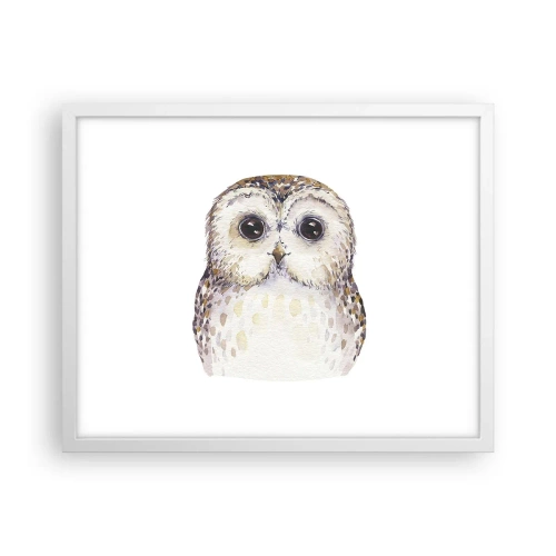 Poster in cornice bianca - Guardami negli occhi - 50x40 cm