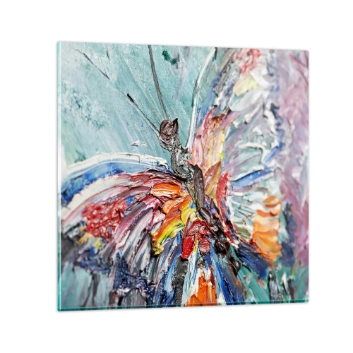 Quadro su vetro - Dipinto dalla natura - 30x30 cm