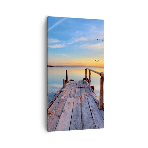 Quadro su tela - Stampe su Tela - Camminando verso il sole - 55x100 cm