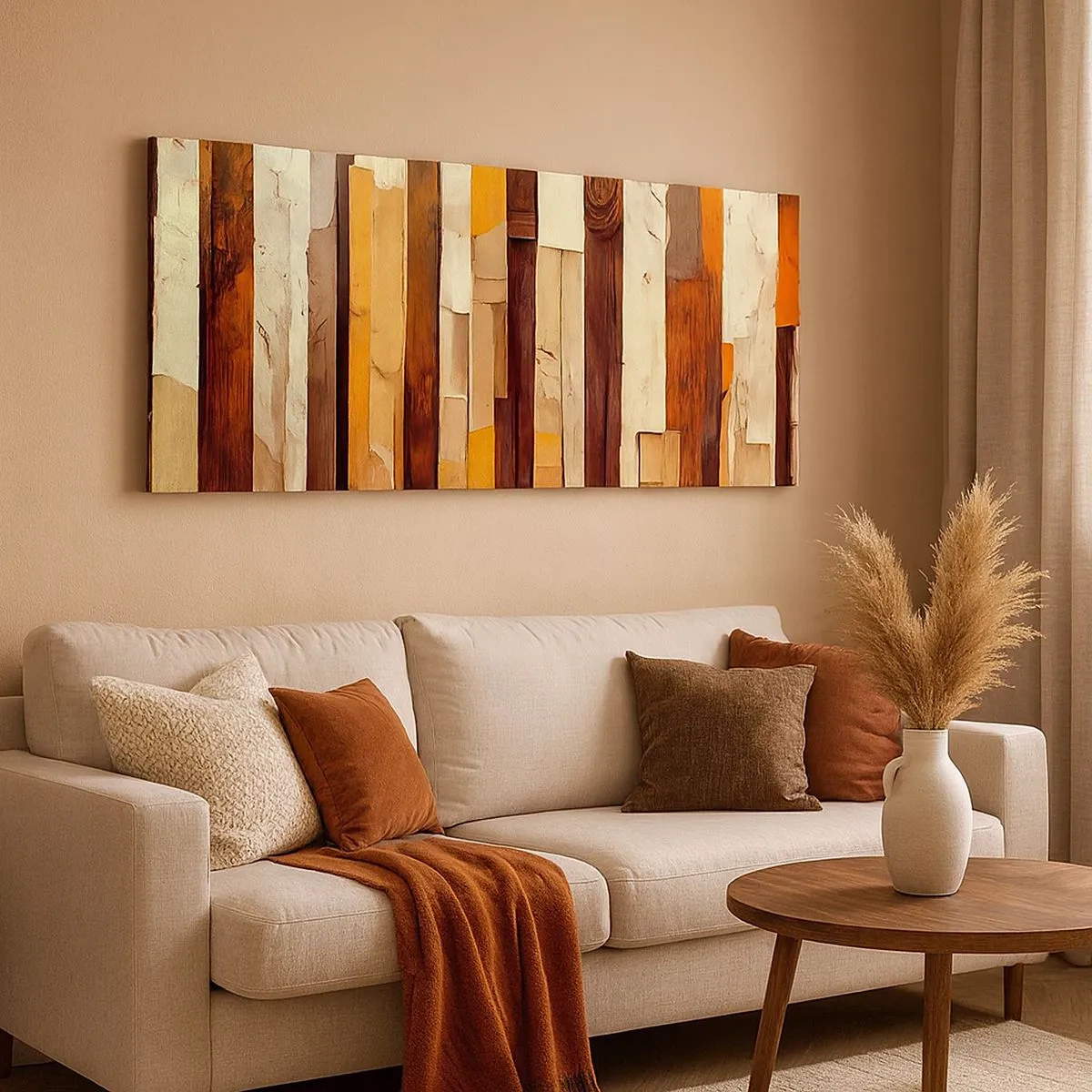 Quadro su tela - Stampe su Tela - L'inno dei legni boschivi - 100x40 cm