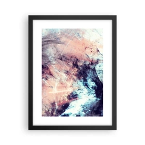 Poster in cornice nera - Senti il vento - 30x40 cm