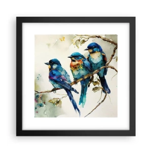 Poster in cornice nera - Si è offeso? - 30x30 cm