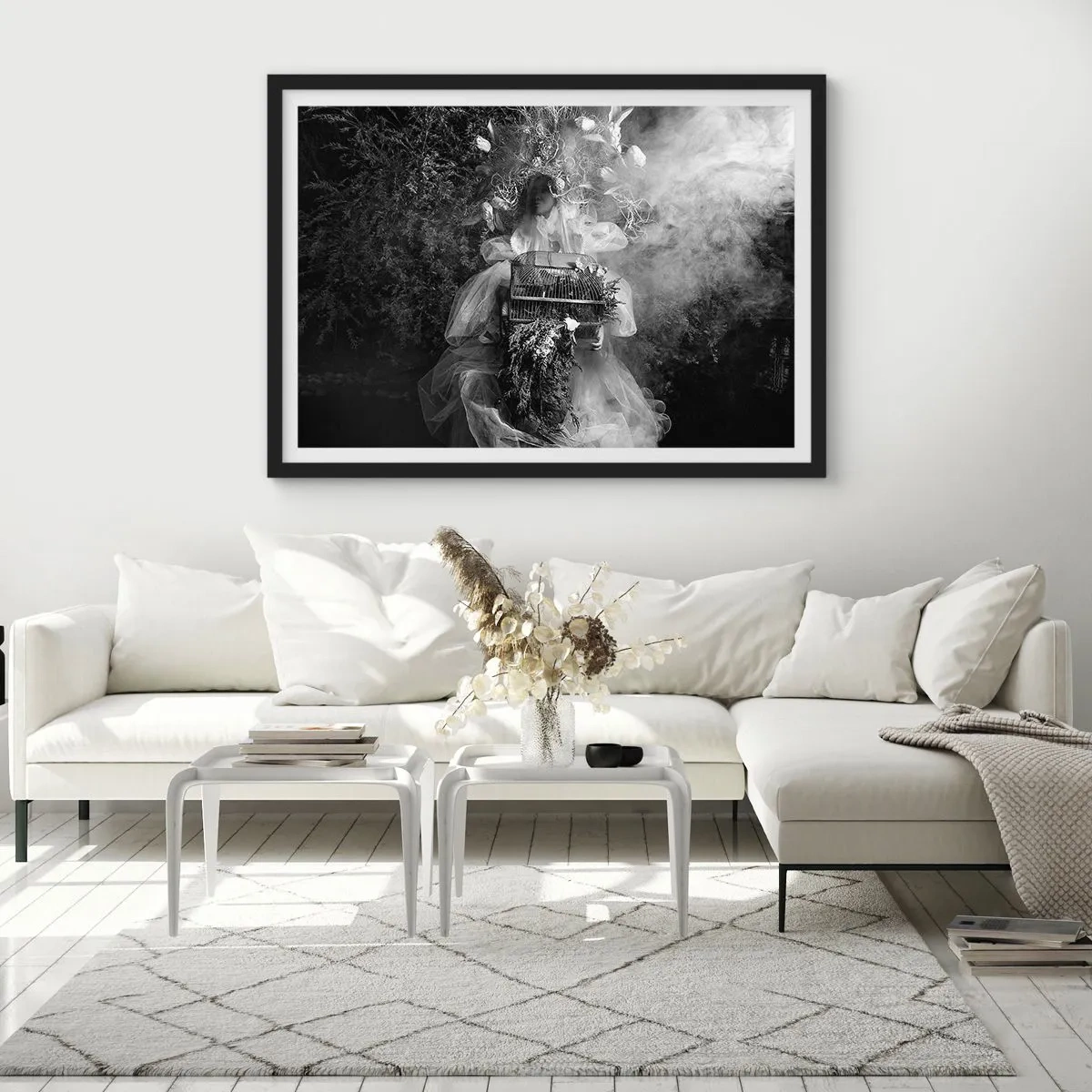 Poster in cornice nera - Madre natura stessa - 91x61 cm