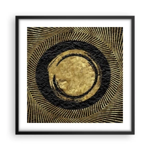 Poster in cornice nera - Composizione glamour - 50x50 cm