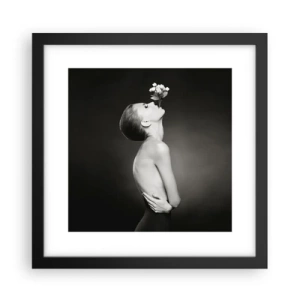 Poster in cornice nera - Eleganza eccentrica - 30x30 cm