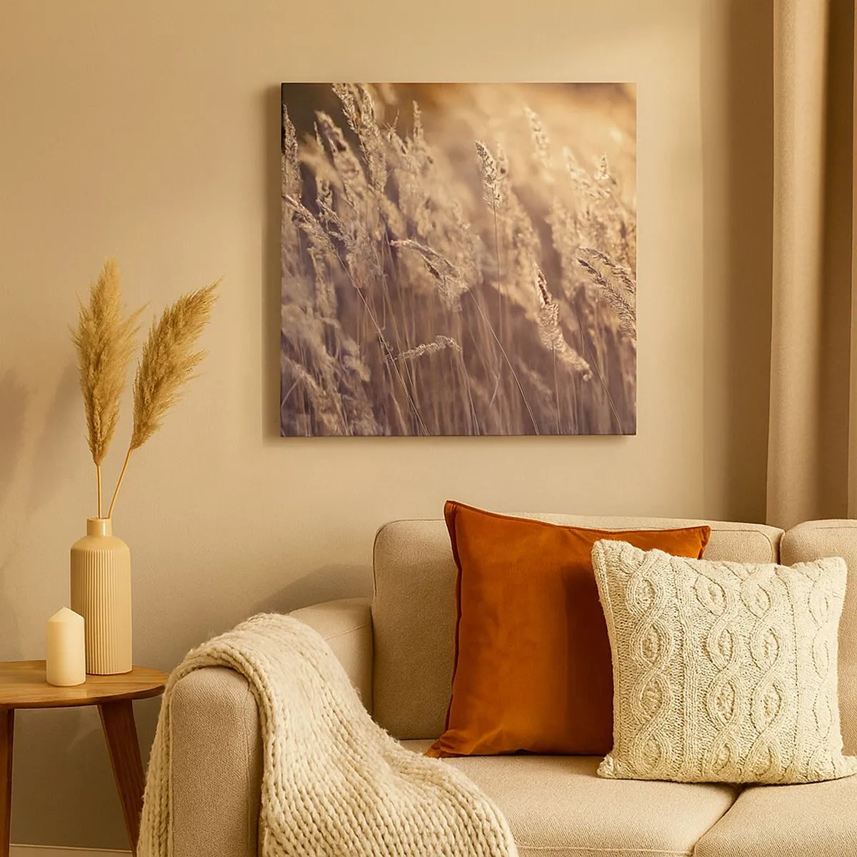 Quadro su tela - Stampe su Tela - Pronti a salutare l'autunno - 30x30 cm