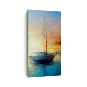 Quadro su tela - Stampe su Tela - Nella baia dorata - 55x100 cm