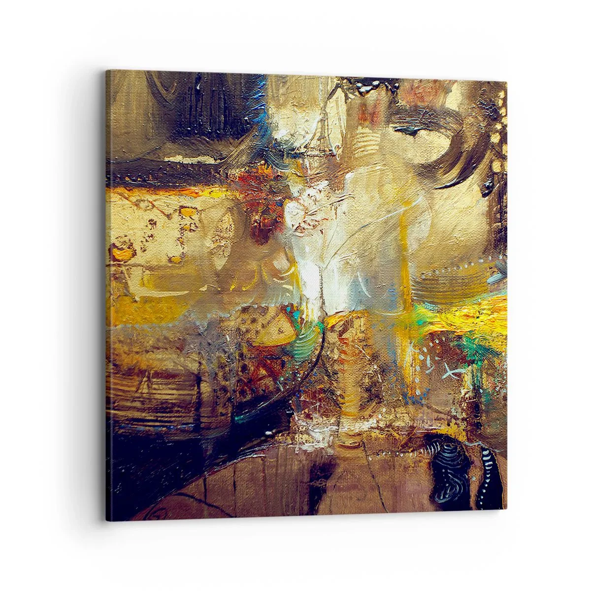 Quadro su tela - Stampe su Tela - Freddo, più caldo, bollente - 70x70 cm