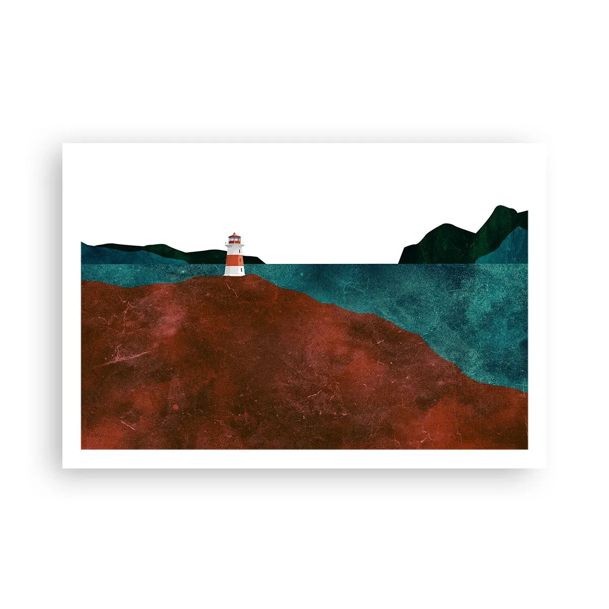 Poster - Contemplando il mare - 91x61 cm