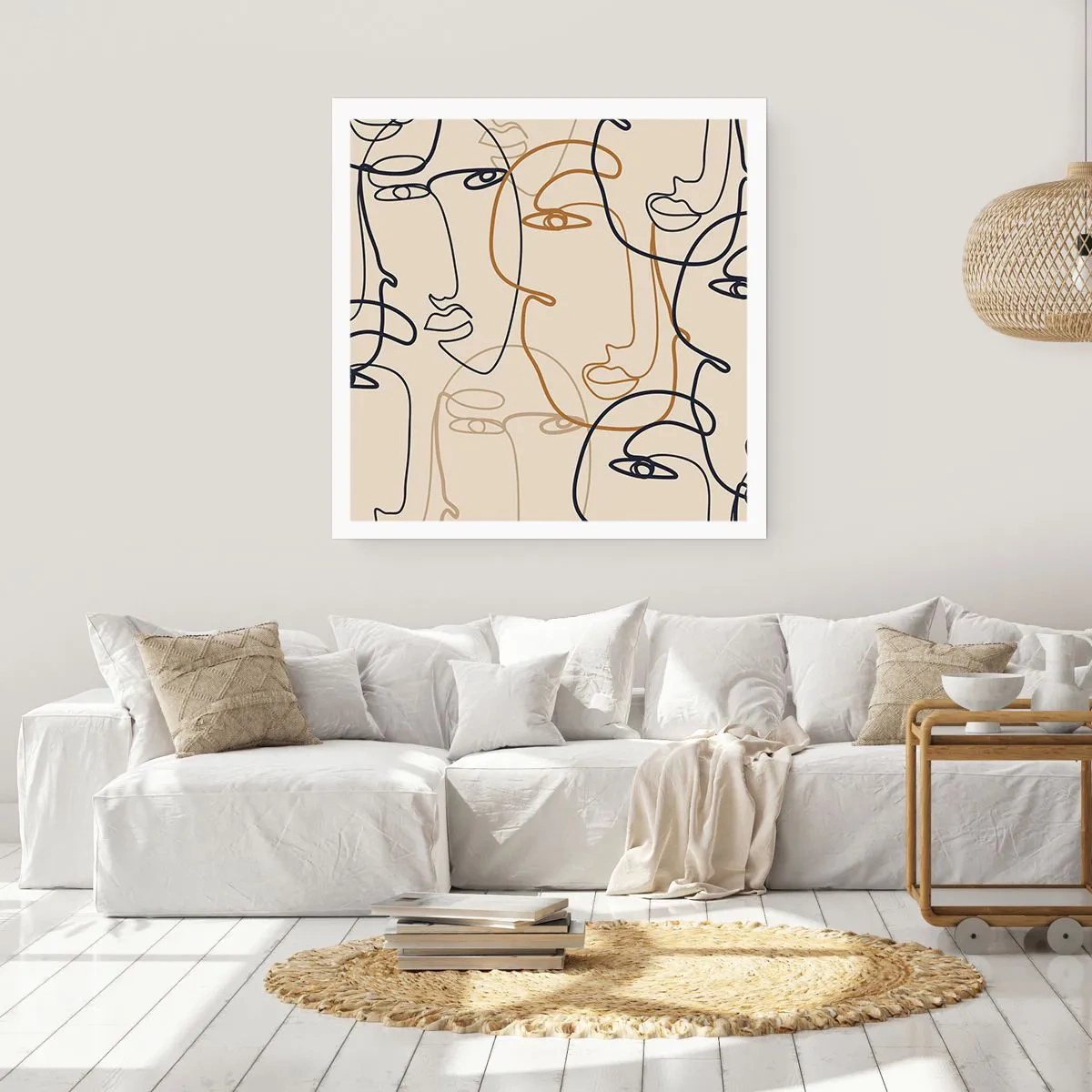 Poster - Ritratto multiplo - 50x50 cm