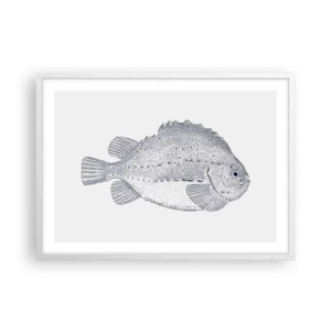 Poster in cornice bianca - Nell'album del naturalista - 70x50 cm