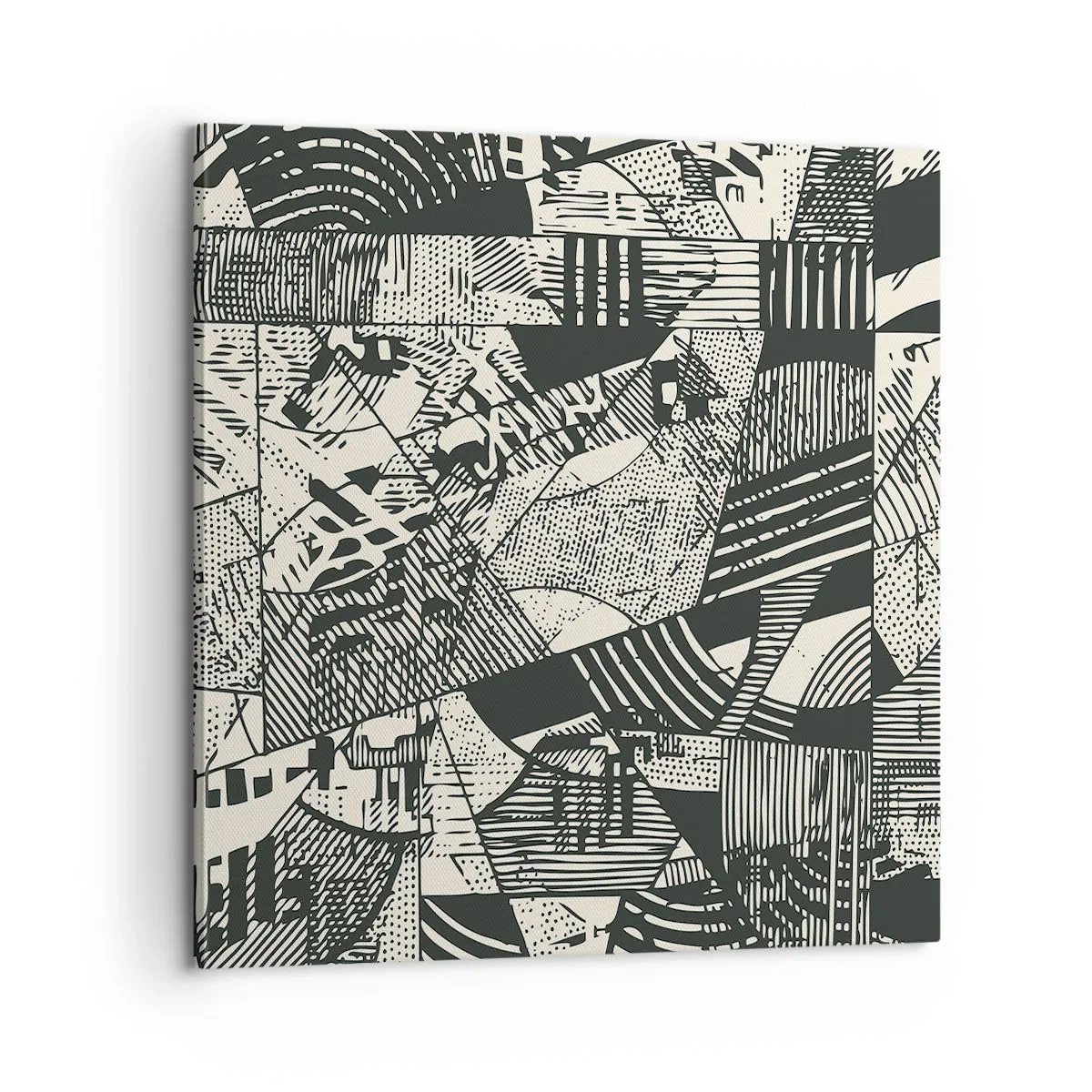 Quadro su tela - Stampe su Tela - Dinamica della contemporaneità - 60x60 cm