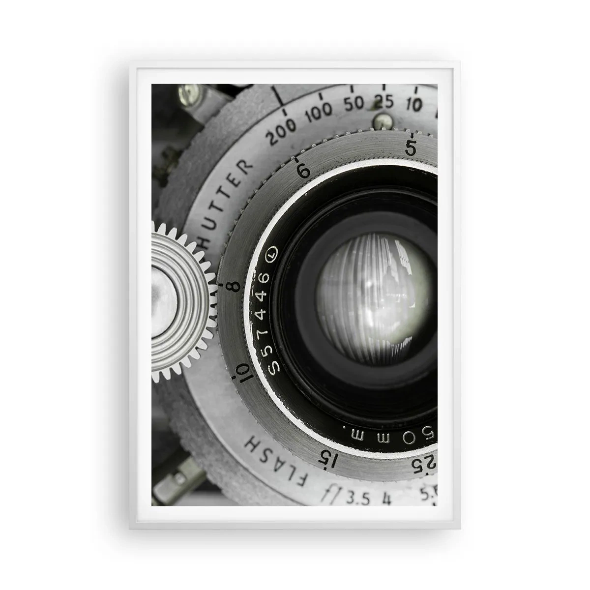Poster in cornice bianca - Racconto su Hollywood - 70x100 cm