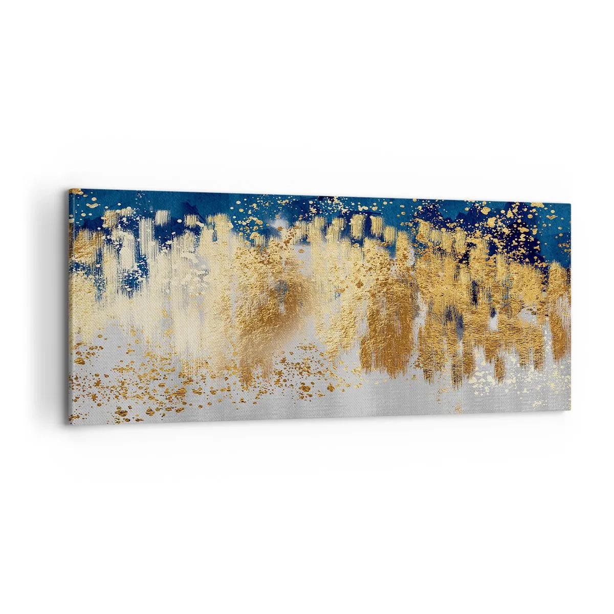 Quadro su tela - Stampe su Tela - Composizione moderna con bagliore - 100x40 cm