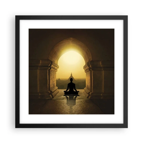 Poster in cornice nera - Armonia completa - 40x40 cm