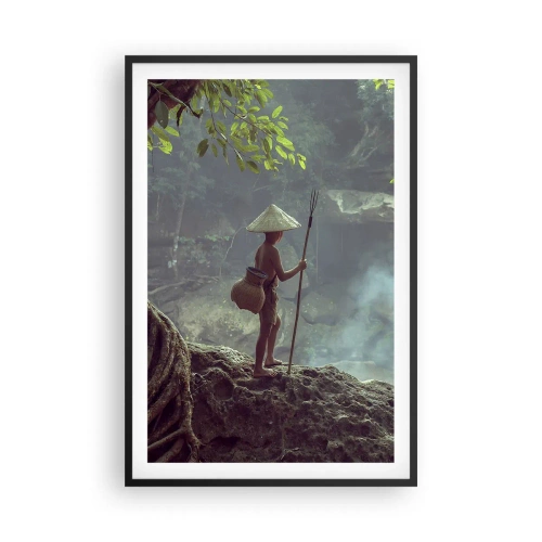 Poster in cornice nera - In armonia con la natura - 61x91 cm