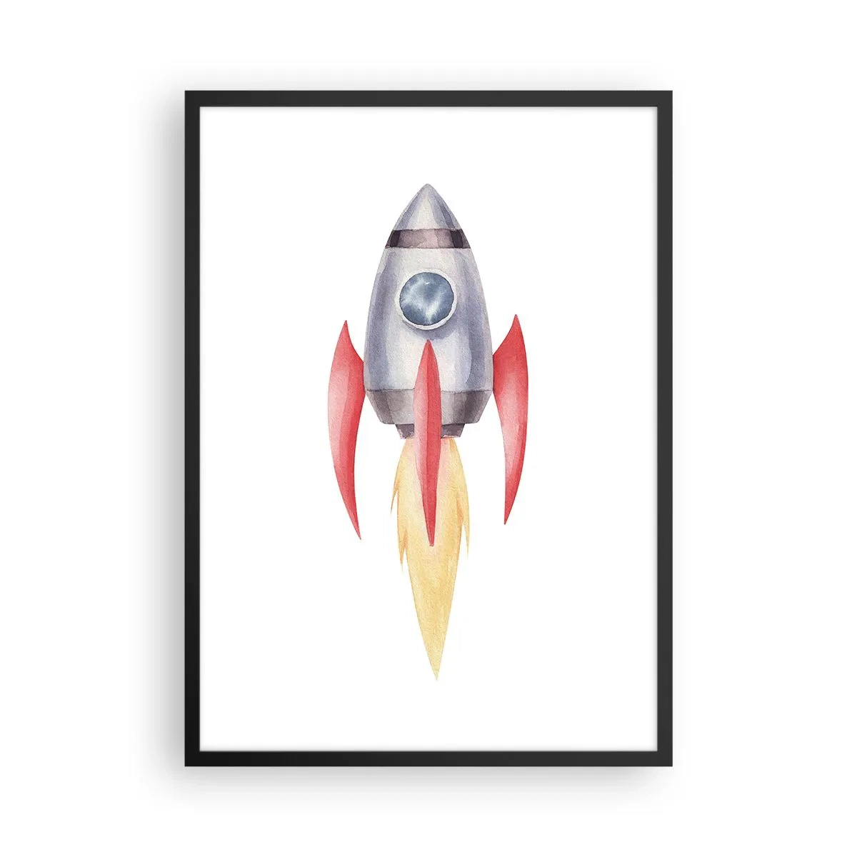 Poster in cornice nera - Più in alto, più veloce, più lontano - 50x70 cm