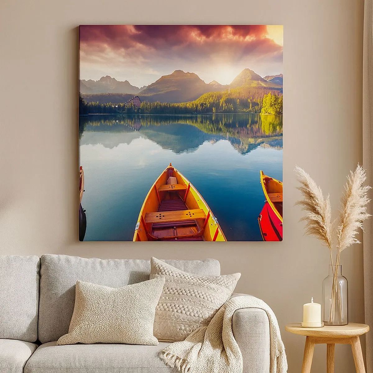 Quadro su tela - Stampe su Tela - Niente contro natura - 30x30 cm