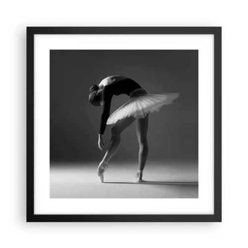 Poster in cornice nera - Bella ballerina - 40x40 cm