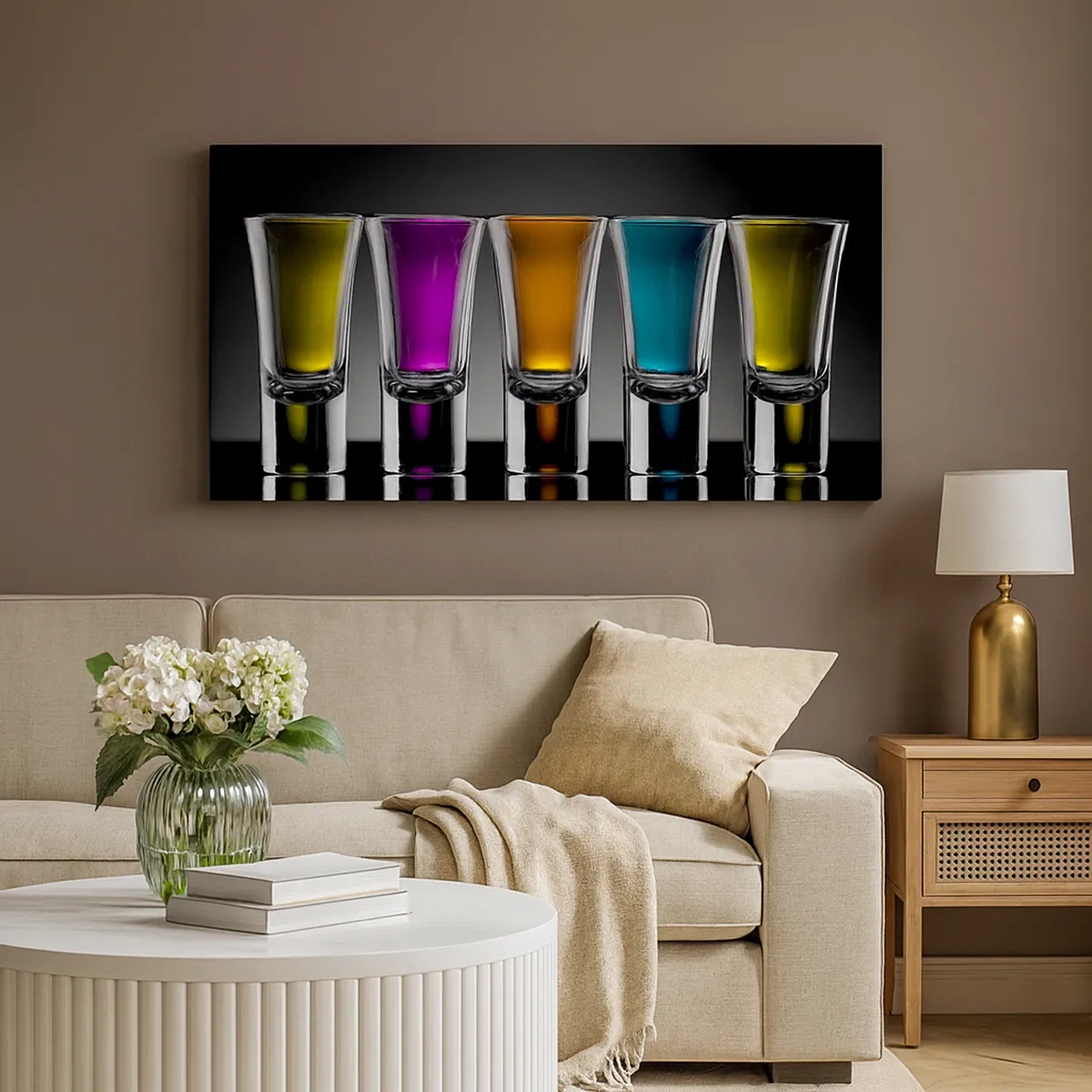 Quadro su tela - Stampe su Tela - I colori della gioia - 30x30 cm