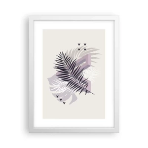 Poster in cornice bianca - L'ombra dell'ombra - 30x40 cm