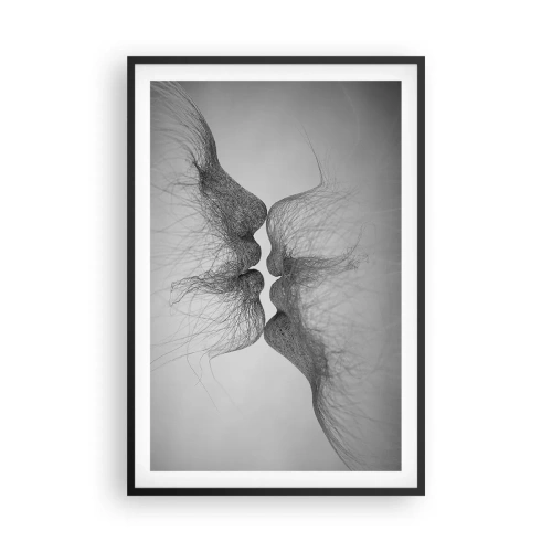 Poster in cornice nera - Il bacio del vento - 61x91 cm