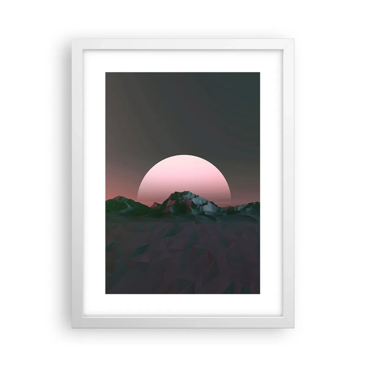 Poster in cornice bianca - Nella galassia accanto - 30x40 cm