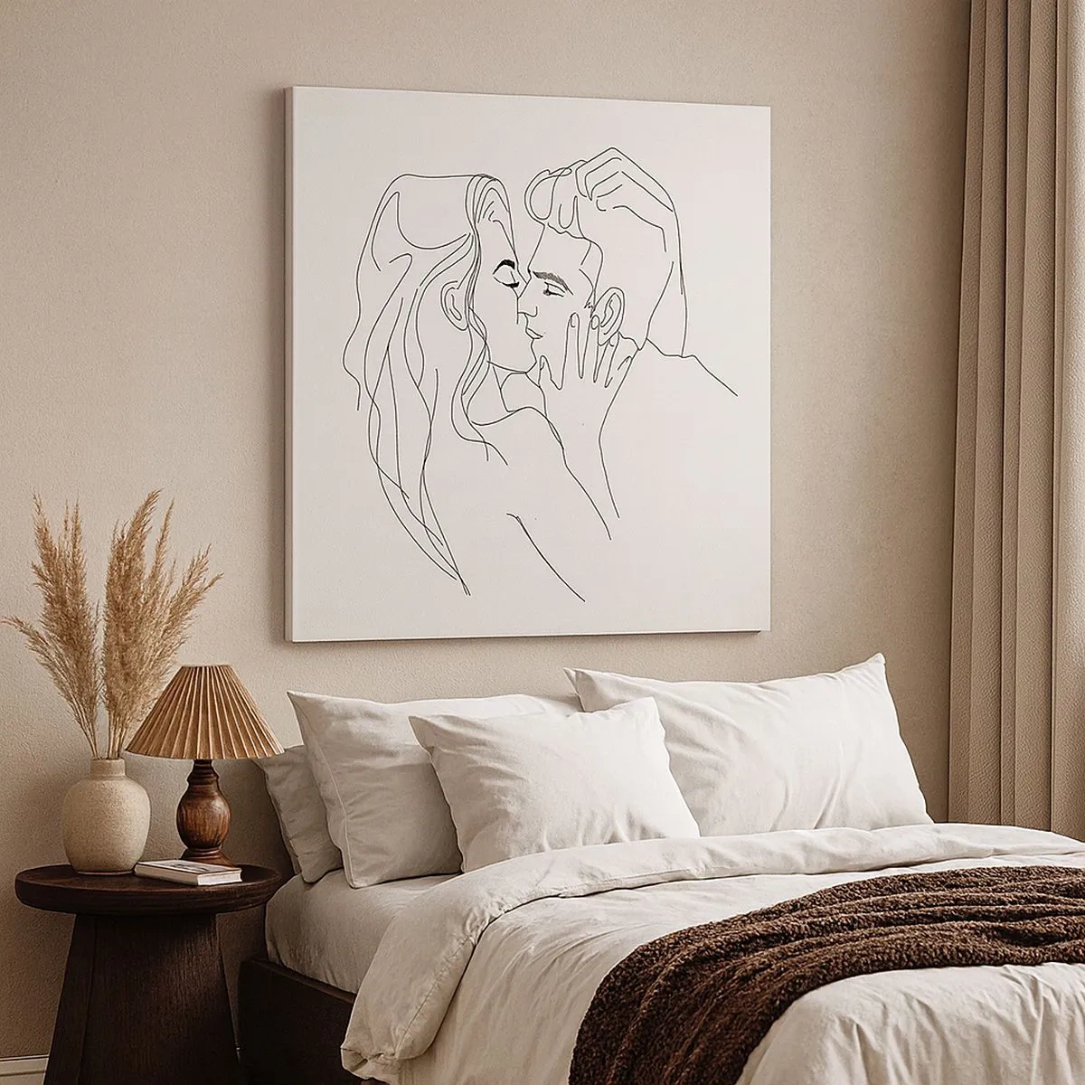 Quadro su tela - Stampe su Tela - La stessa linea - 30x30 cm