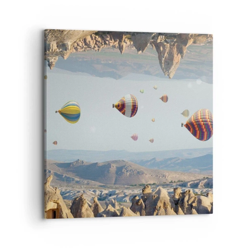 Quadro su tela - Stampe su Tela - Qui tutto è possibile - 70x70 cm
